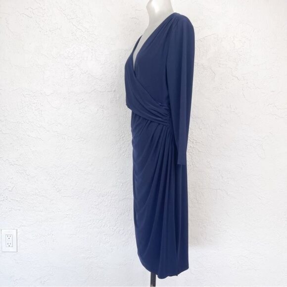 Lauren Ralph Faux Wrap Dress - Picture 5 of 7